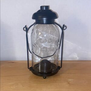 Yankee Candle Black Lantern with Matte Accents